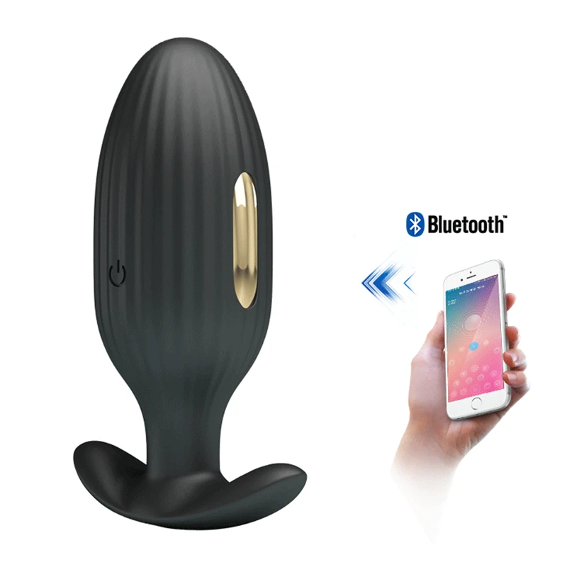 2020 Bluetooth APP вибратор для клитора точки G Анальная пробка вибрирующий анальный