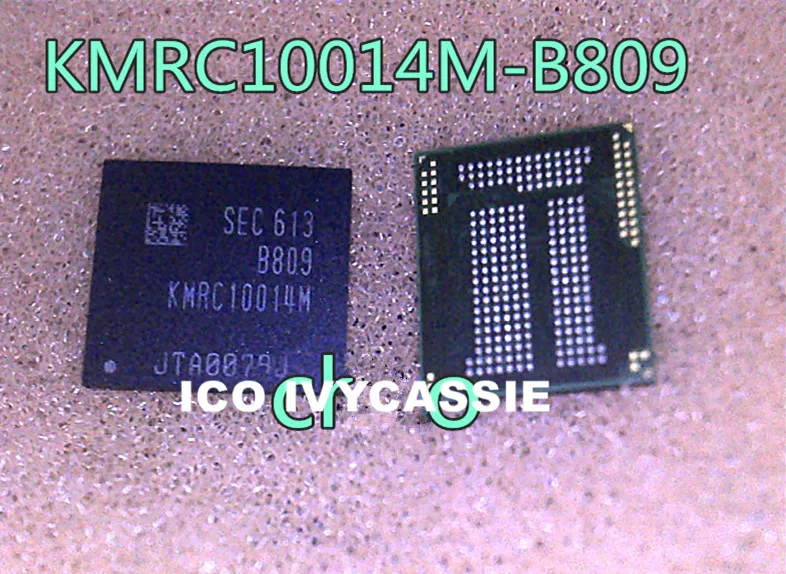 KMRC10014M-B809&nbsp;EMCP64+4 eMMC+LPDDR3 64GB NAND Flash Memory IC Chip BGA221 Soldered Ball Pins&nbsp;140元 1个_副本
