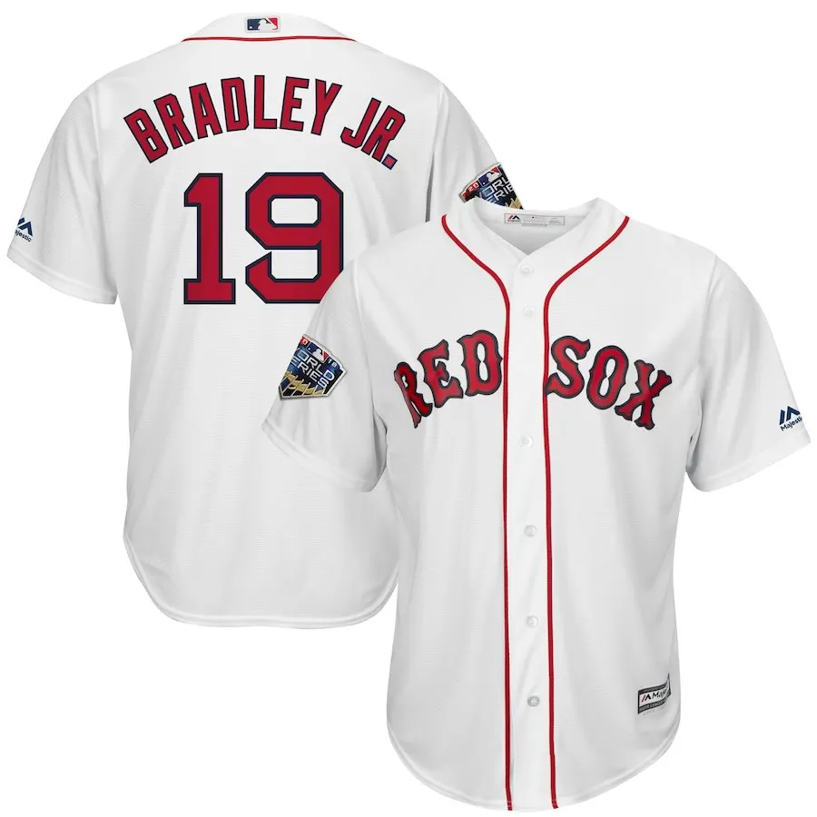 For men Мужчины Xander Bogaerts Boston David Ortiz Mookie Betts Andrew Benintendi Chris Sale David Price Джерси Bradley Jr World - Цвет: For men