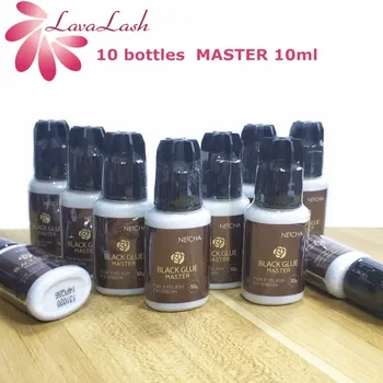 

10 bottles NEICHA MASTER Glue for Eyelash extension Korea original black eyelash glue 10ml 7-8 weeks low irritation makeup tools