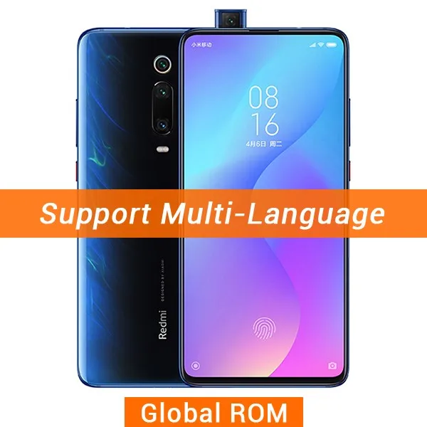 Смартфон Xiaomi Redmi K20 с глобальной ПЗУ, 6 ГБ, 64 ГБ, Восьмиядерный процессор Snapdragon 730, задняя камера 48 МП, 4000 мАч, распознавание экрана - Цвет: Global ROM Blue