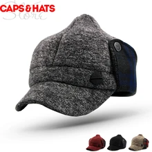 Зимняя бейсболка с ушками Женская корейская шляпа barot русский головной убор Boina francesa плоские кепки Casquettes Homme painter головной убор в французском стиле