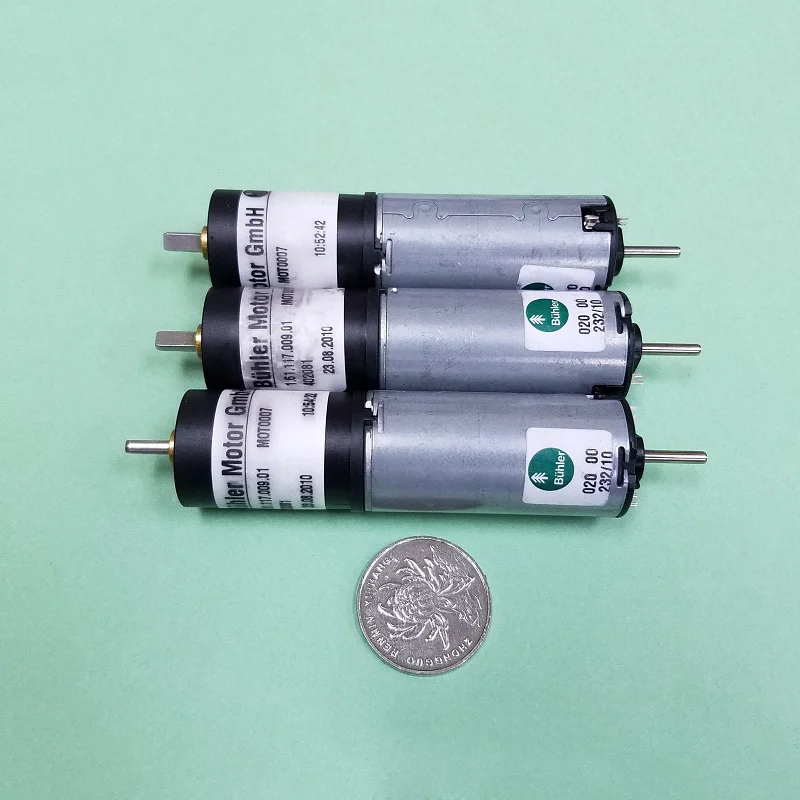 DC 12 В 60 об/мин медленная скорость bhuhler Mini 22 мм планетарный редуктор двигателя коробка с двойным валом немецкий булер Электрический двигатель DIY робот