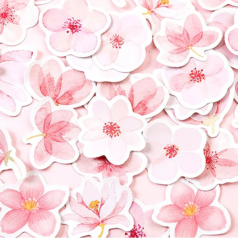 

45 наклеек с надписью «Cherry Sakura»