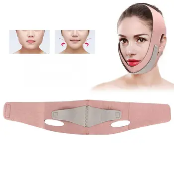 

Three-dimensional cutting Slimming Face Shield Belt V Shape Face Lifting Tightening Correction Bandage Shaper Skin Care