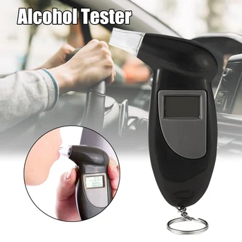 

2019 Hot Portable Digital Alcohol Analyzer Detector Test Tool LCD Display Breathalyzer without Backlight X66