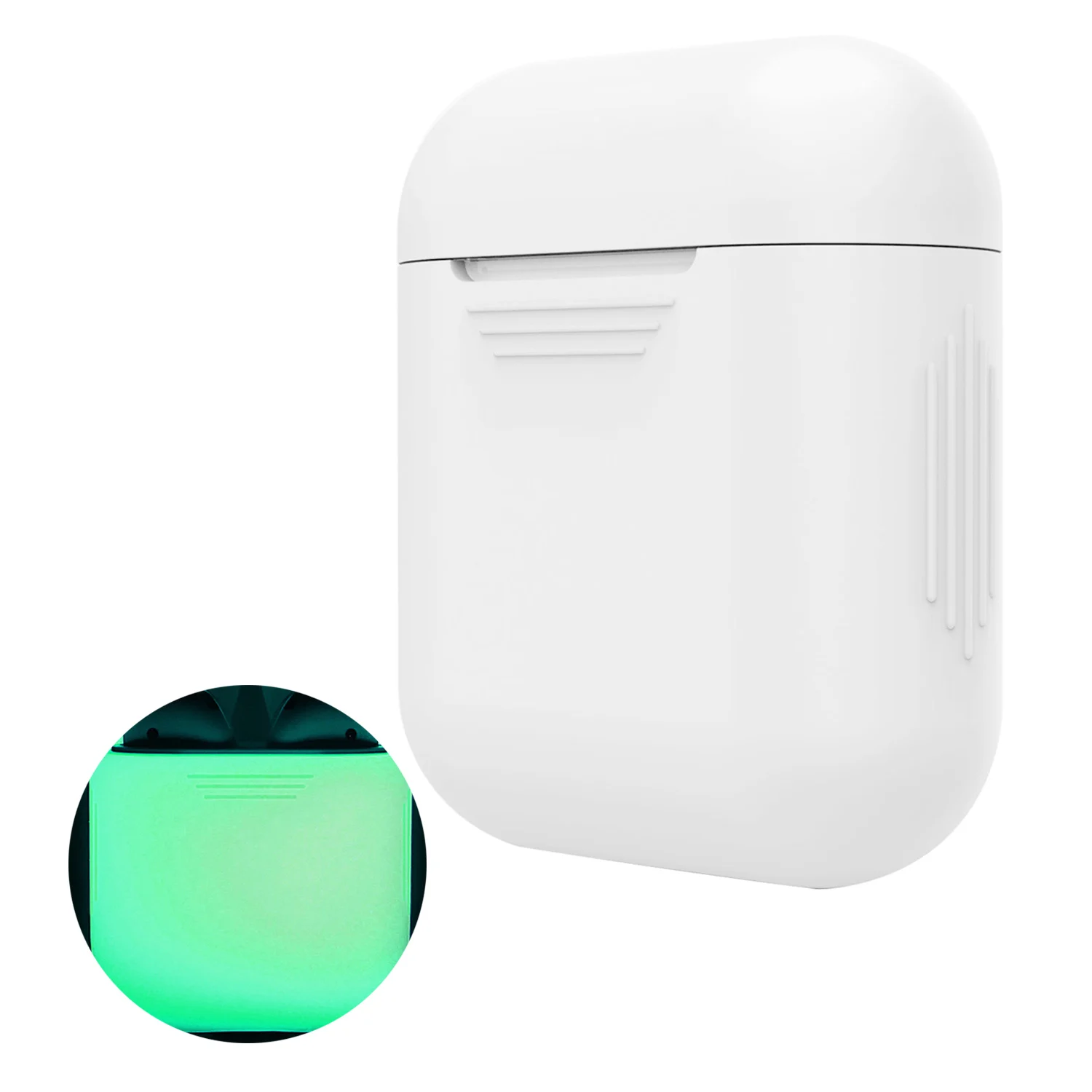 Силиконовый защитный чехол Besegad для переноски Apple Airpods 1 2 Беспроводные
