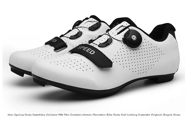 2020 Cycling Shoes Sapatilha Ciclismo Mtb Men Sneakers Women Mountain Bike Shoes Self-Locking Superstar Original Bicycle Shoes