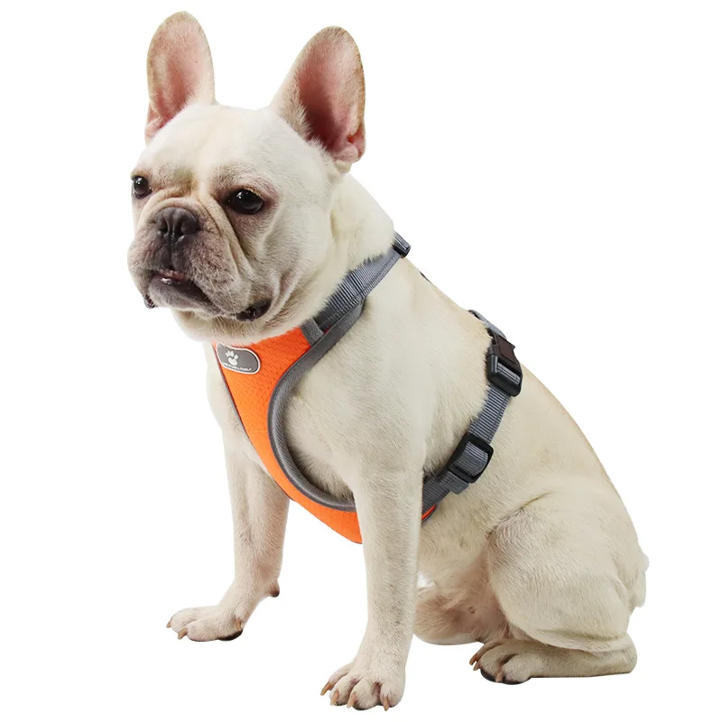 New pet leash mesh breathable big dog chest strap vest reflective dog rope spot