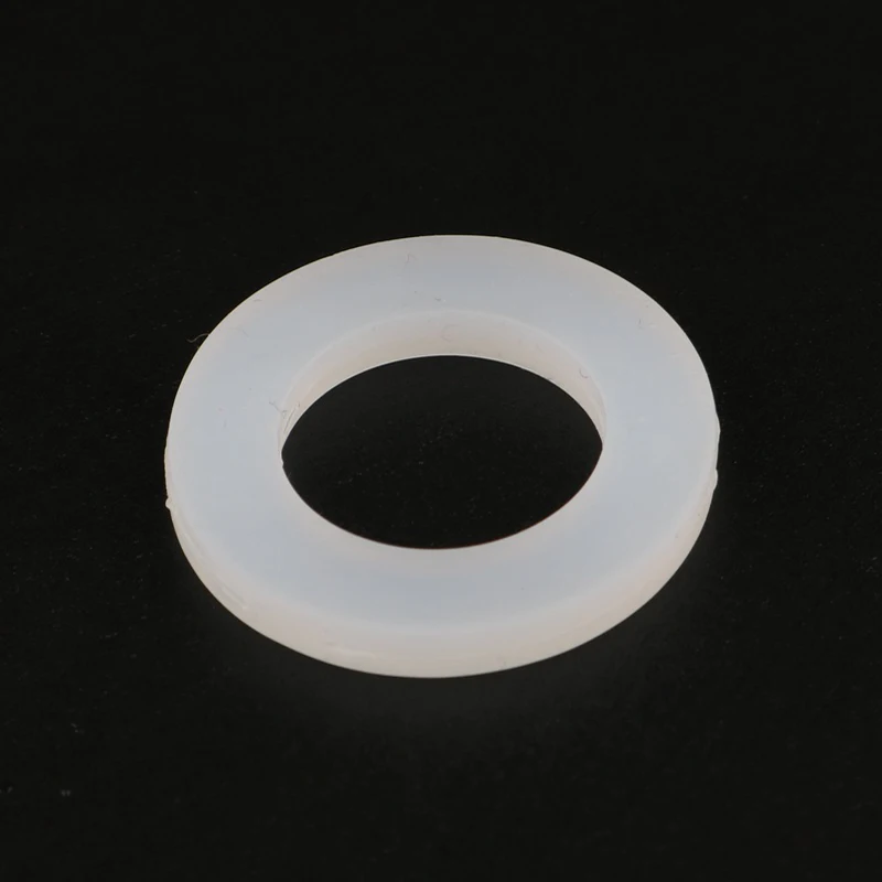 Rubber O Rings Sealing Gasket Rubber Washers Silicone O Rings Stainless Steel Washer 10pcs/set 1/2" 3/4" 1" Rubber Ring Silicon Flat Gasket Sealing Ring for Shower Nozzle Hose Pipe Bellows Tube Washer