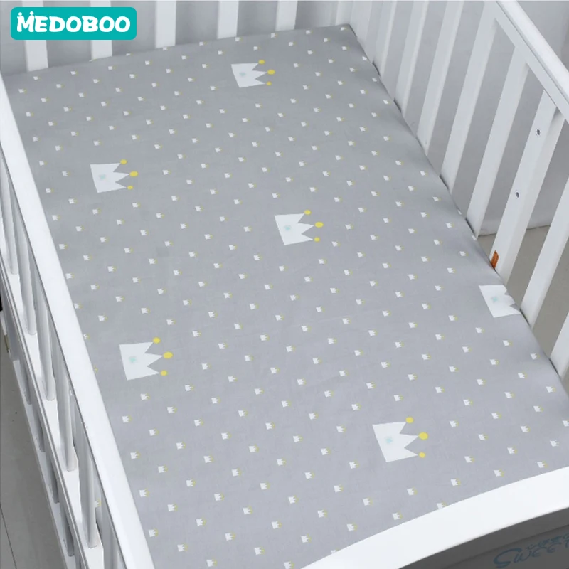 

Medoboo Newborn Bedding Set Cotton Baby Cot Crib Bed Sheets Mattress Cover Printing Children's Bed Linen Chichonera Cradle