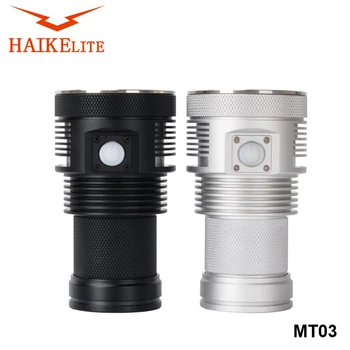 

Haikelite MT03 21,000 Lumens CREE XHP70.2 LED Flash Light Rechargeable 18650 Outdoor Camping Torch Light with Battery Indicator