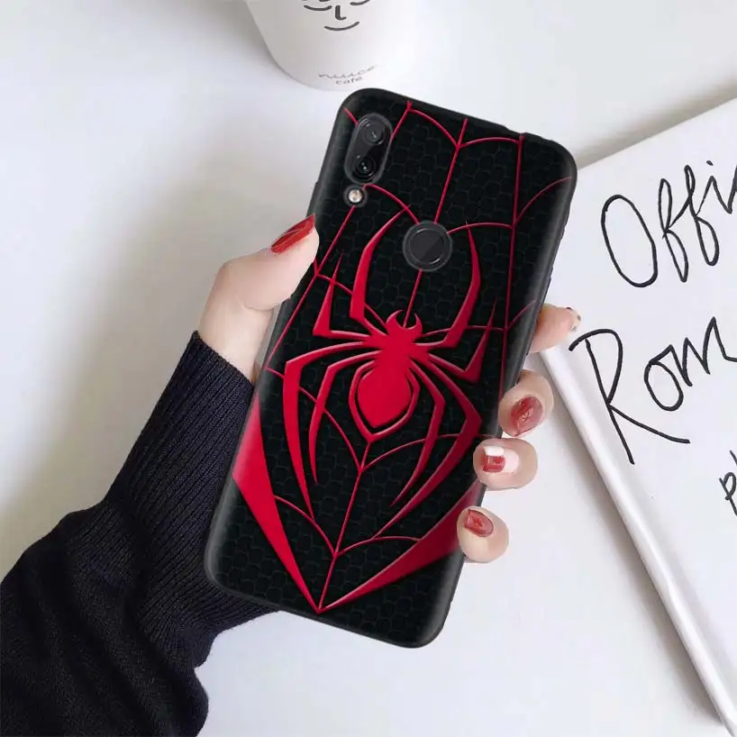 BS027-2 Чехол Marvel Железный человек-паук Бесконечность войны для Xiaomi Redmi Note 7 8 K20 7S 7A 6 6A Pro S2 5 mi Play 9T CC9 E A1 A2 Lite F1 Soft P - Цвет: BS027-2