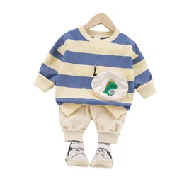T shirt et pantalon pour enfants, vêtements décontractés, dessin animé, pour bébés garçons et filles, nouvelle collection printemps automne pièces/ensembles 