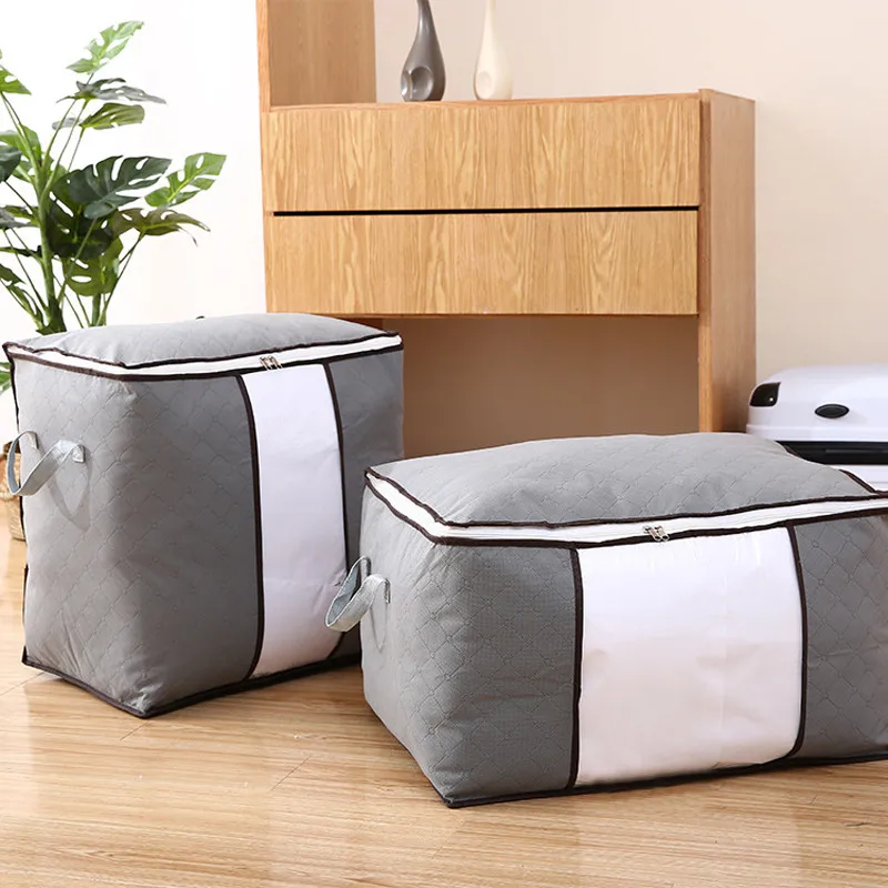 

ZOLLOR Storage Bags Fashion Household Items Organizer Clothes Quilt Finishing Dust Bag quilts bags Storage accessories