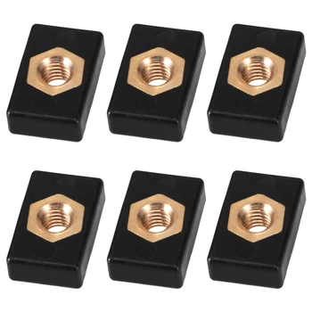 

6pcs Stainless Steel Kayak Track Adapter Nut Hardware