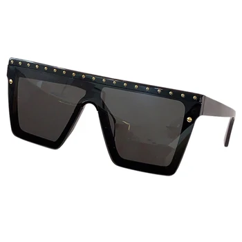 

Fashion Sunglasses Women Brand Designer Rivet Square Frame Sun Glasses Luxury Shades Female UV400 Eyewear