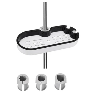 

Single Tier Shower Head Holder Bathroom Shelves Shampoo Tray Shower Storage Rack Holder Bathroom Accessories