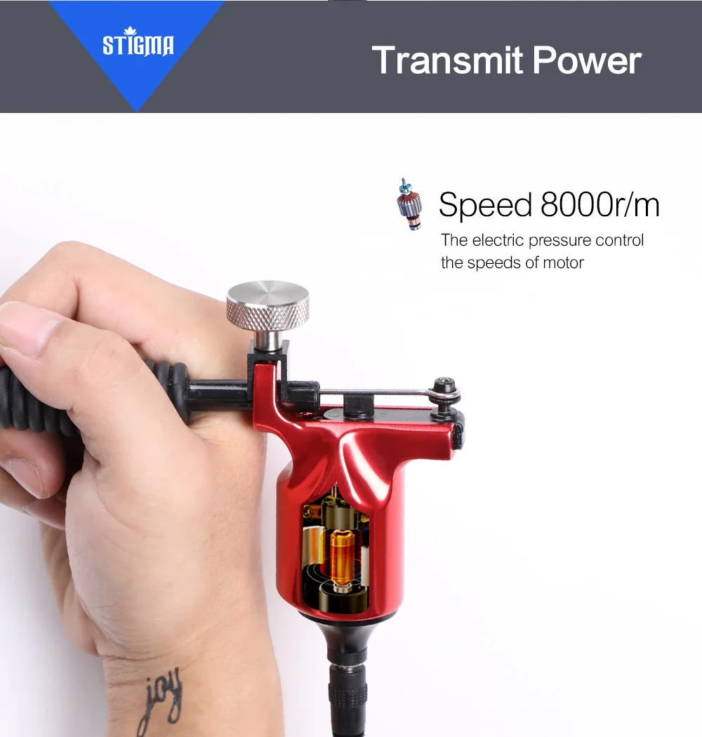 Rotary Tattoo Machine Gun Permanent Makeup Rotary Machine Liner Shader Tattoo Machine RCA Motor Rotary Gun Tattoo- 4 Colo