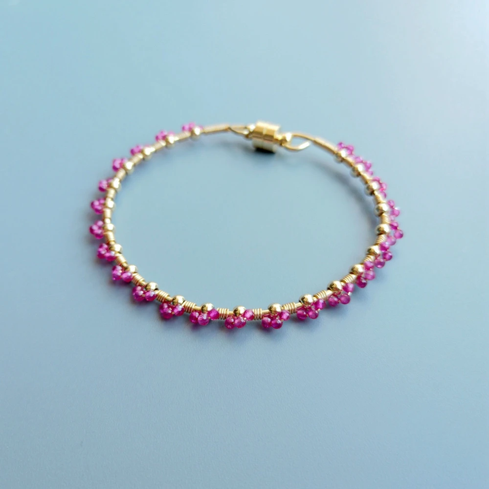 LII Ji настоящий крошечный пресноводный жемчуг натуральный камень украшенный браслет для женщин модные ювелирные изделия