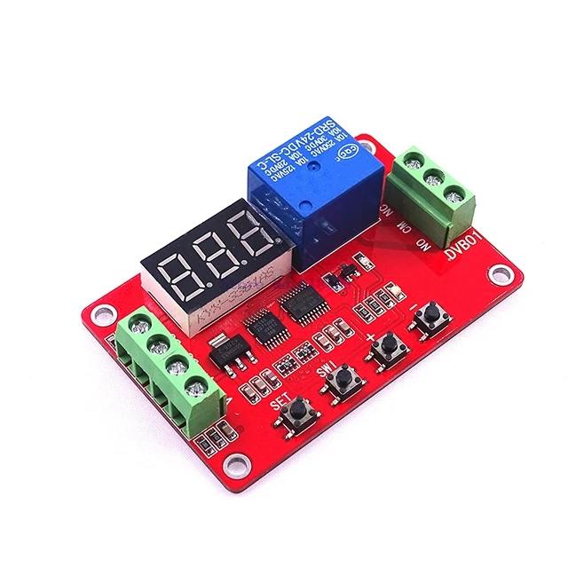 

A5-- DVB01 Digital display window voltage comparator measurement charge and discharge overvoltage undervoltage limit DC 5V 12V 2