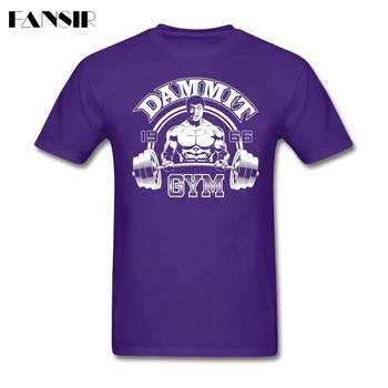 

Cute Men T Shirt Dammit Gym-3rifmbjcl2a Short Sleeved Pure Cotton O-neck T Shirt For Male Camisa