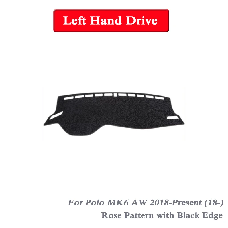 18- 玫瑰纹 黑 左