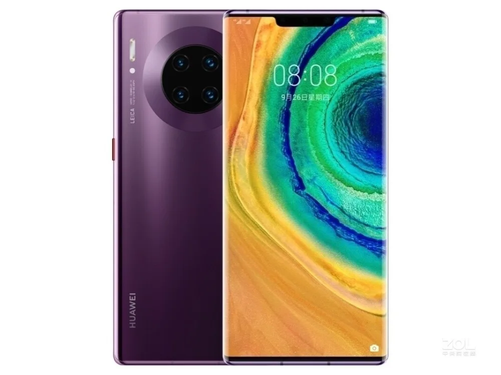 DHL Быстрая huawei mate 30 Pro сотовый телефон Kirin 990 Android 10,0 6,5" OLED 8G ram 256G rom 40MP+ 40MP+ 32MP 40W Charge IP68