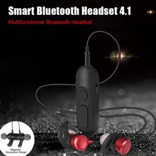 Нагрудный зажим Bluetooth гарнитура приемник Спорт стерео Водонепроницаемый Многофункциональный портативный приемник HSJ-19