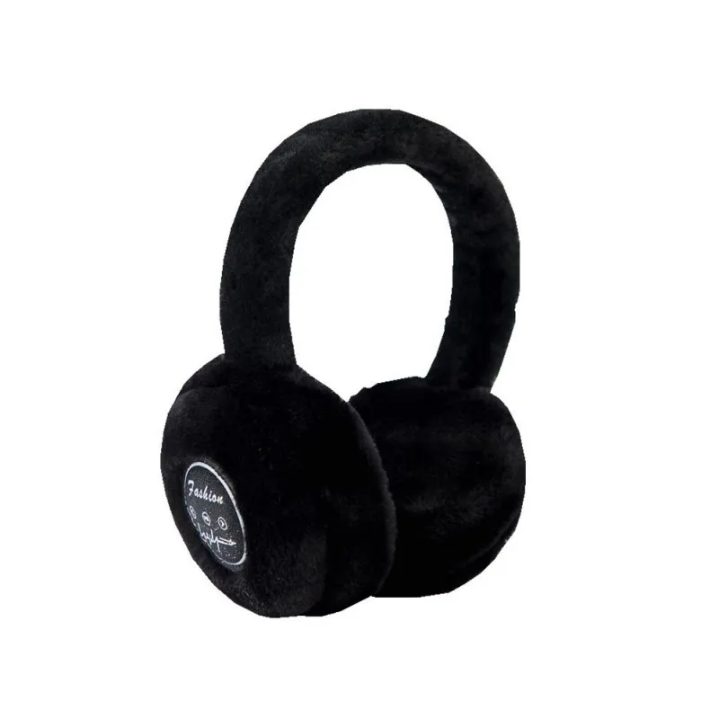 Модные беспроводные вкладыши для наушников для Bluetooth, складные ветрозащитные тепловые пушистые защитные наушники для зимы