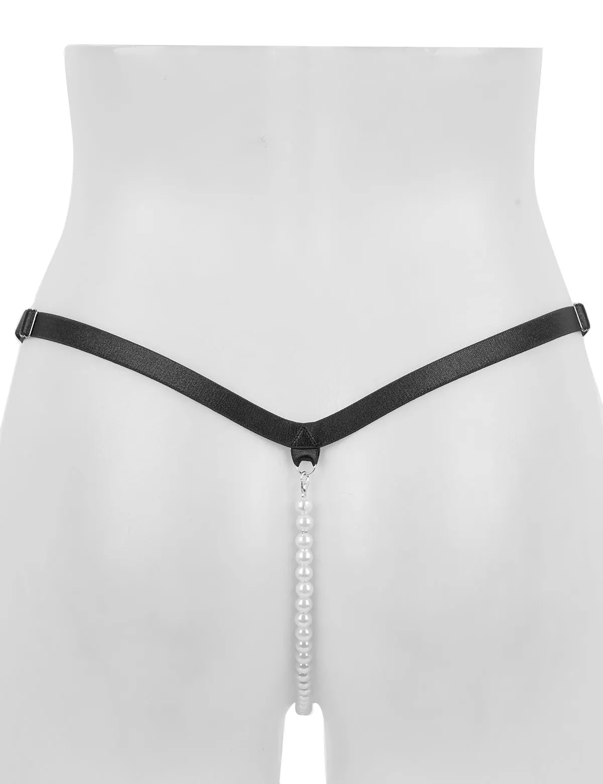 Sexy Womrn G-Strings Thong Briefs Underwear Female Lingerie T-Back Open Butt Pearl Sissy Panties Mini Bikini Swimsuit Underpants