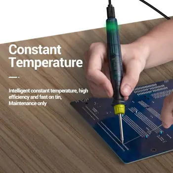 

Portable USB Soldering Iron Tip 5V 8W Adjustable Temperature Soldering Station