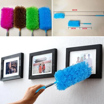 

Flexible Fine Fiber Dust Remove Brush Car Scan Dust Cleaning Deconstructable Household Not Shedding Feather Duster