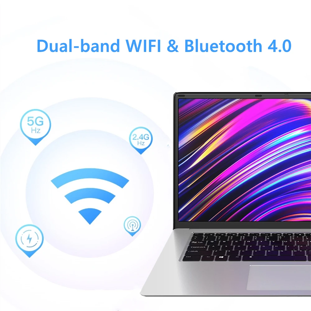 RAM 8GB 15.6 inchIntel core J3455 MID Windows 10 Laptops 1920*1080 IPS Quad Core Win10 Notebook 128GB/256GB/512GB/1T SSD-3