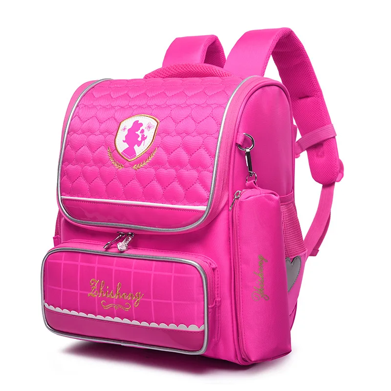 

Kindergarten Large Primary Class Schoolbag Double Color Backpack Light-CHILDREN'S School Bags Burden Relieving Wear-Resistant Sc