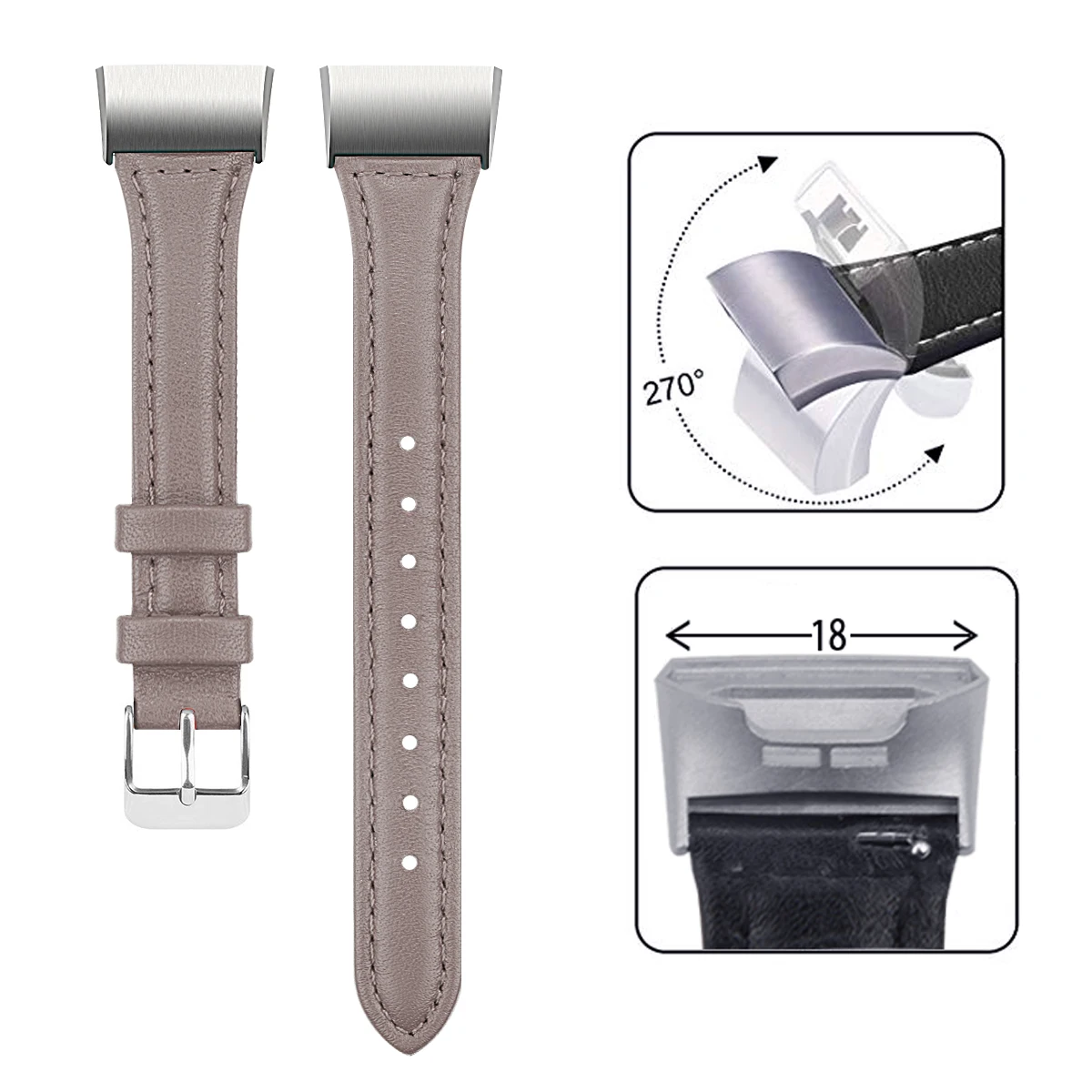 solid color 2 Браслет для Fitbit Charge 3 часы из натуральной кожи спортивный браслет ремешок для Fitbit Charge 3 Цветочный браслет с принтом - Цвет: solid color 2