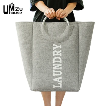 

Handbags Storage Laundry Basket Portable Large Dirty Clothes Clothing Toy Organizers Folding Bag Bucket Home Organization Hamper