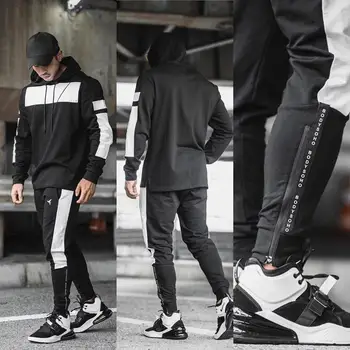 

Zipper Pocket Sport Running Men Joggers Bodybuilding Trackpants Sweatpants Gym Training Jogging Pants