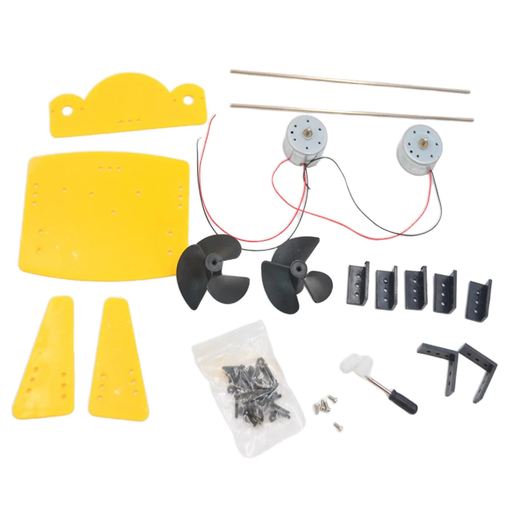 Лодка хобби Мотор Двойной пульт дистанционного управления DIY электрический