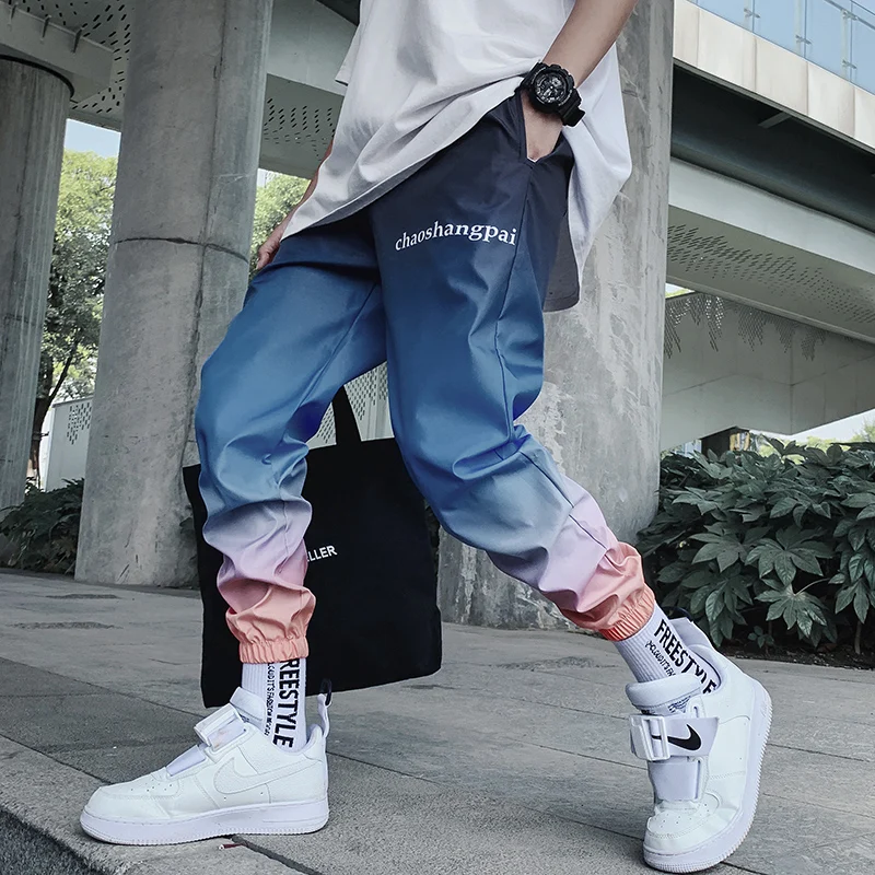 Модные брюки Karajuku в стиле хип хоп 2019 модные мужские спортивные большого размера