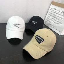 Корейская версия с нашивкой в виде надписи "Молодежь бейсбола Для мужчин ковбойские шляпы хлопковых костюмов с рисунком мини Для женщин Для мужчин Шапки бейсбольная кепка хип-хоп, Кепка