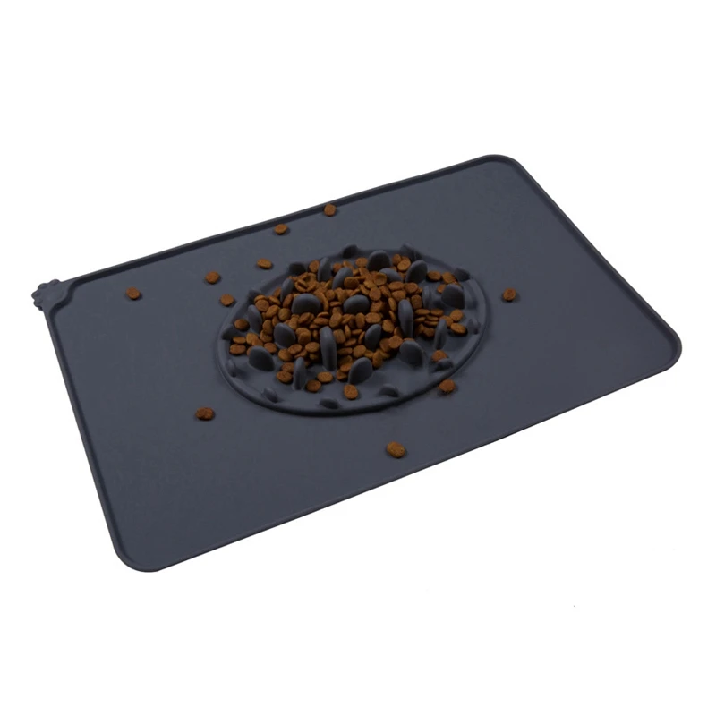

Pet Anti Slip Food Dispenser Silicone Pet Slow Feeding Bowl Mat Interactive Dog Feeder Maze Pad Pet Feeding Tool
