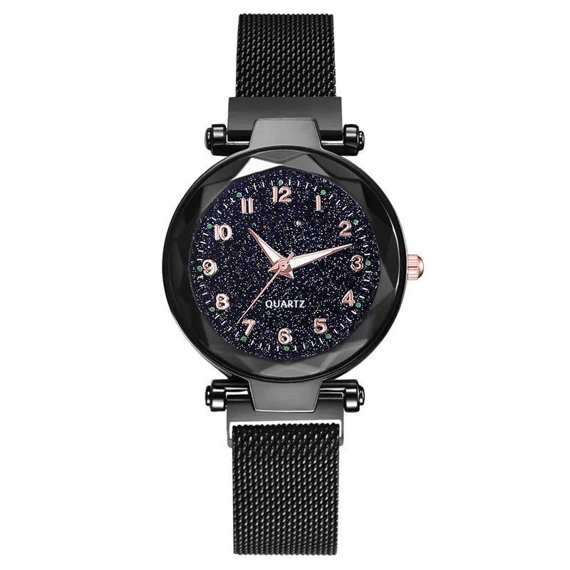 

Foreign Trade New Style Watch Women's Shaking Voice Network Red Mesh Belt Quartz Watch migeer Geneva Hot Selling Manufacturers W
