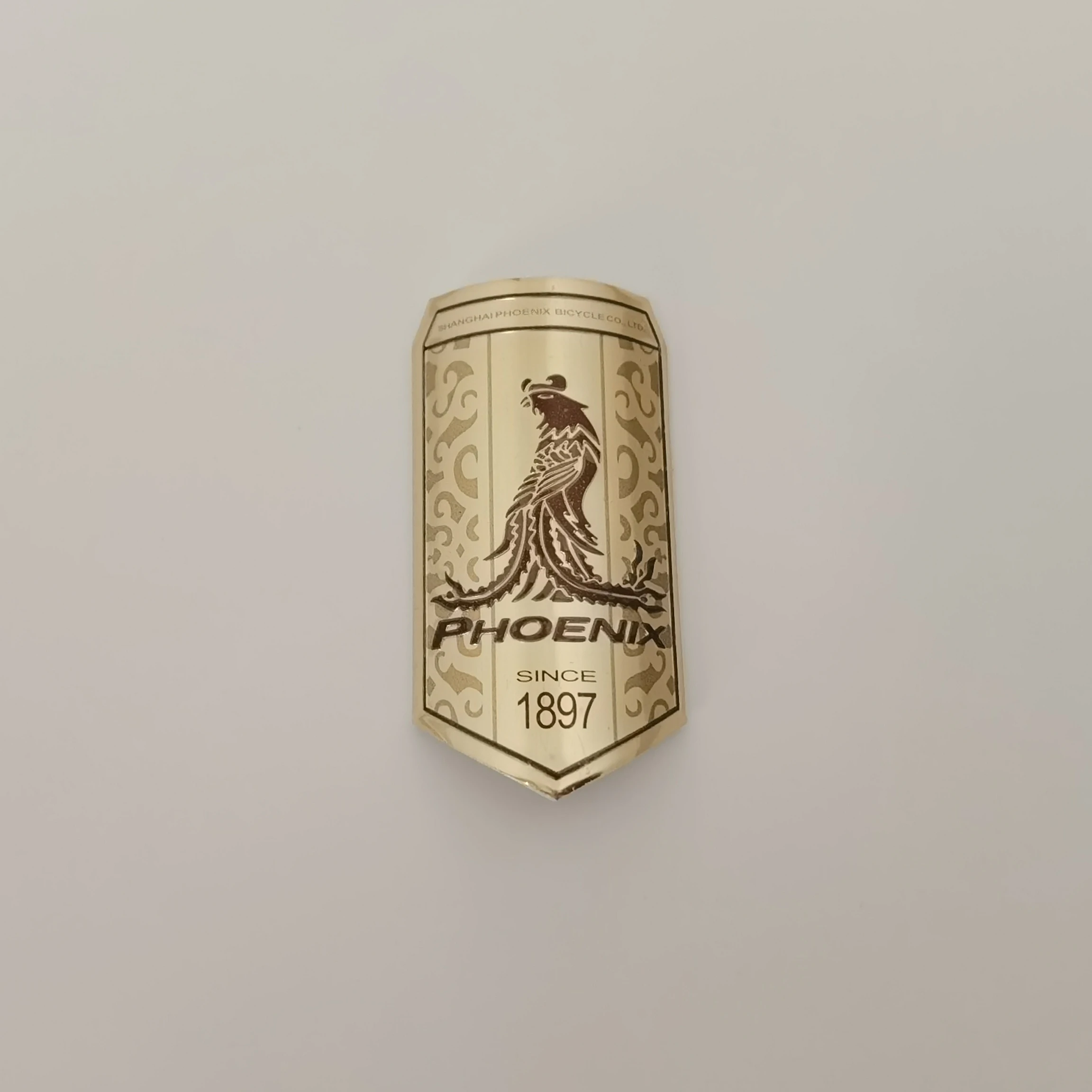 Plaque De Vélo Métal R RIGOLET - Headbadge France - Cyclisme Vintage