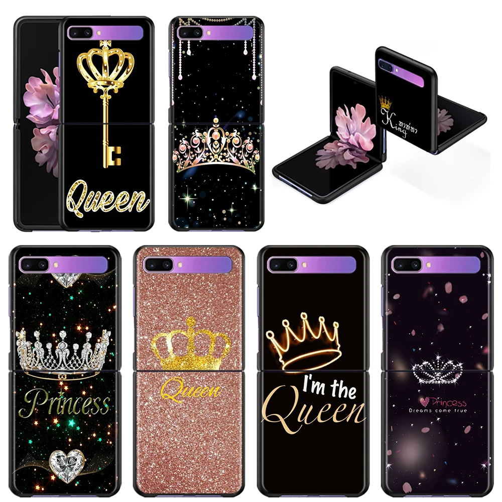 Phone Case For Samsung Galaxy Z Flip3 5G z flip 3 5G zFlip Cover Cellphone Shell Caso Mobilephone Fundas Mom Queen Princess samsung z flip3 case