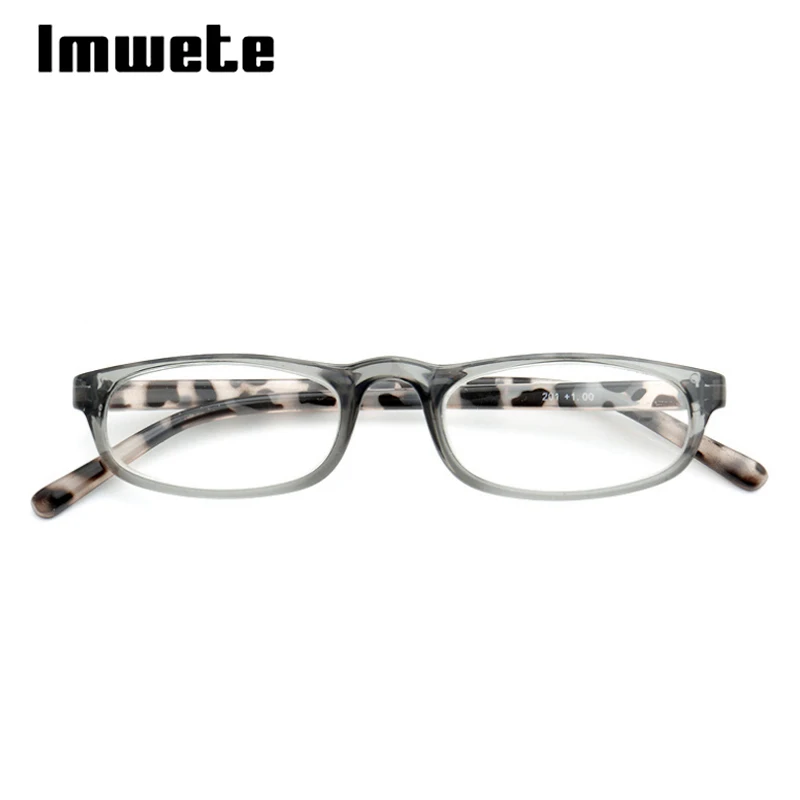 

Imwete Anti-blue TR90 Integral Oval Men Women Reading Glasses Ultra-light Frame Degree hop +25 Unisex Reading Glass +1.0+1.25