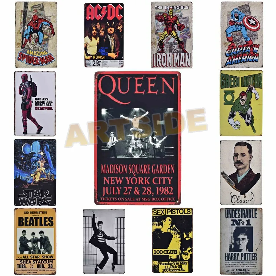 Metal Tin Signs Vintage Look Reproduction Poster Wall Art Pub Bar Decor 12 X 8 inch | Дом и сад
