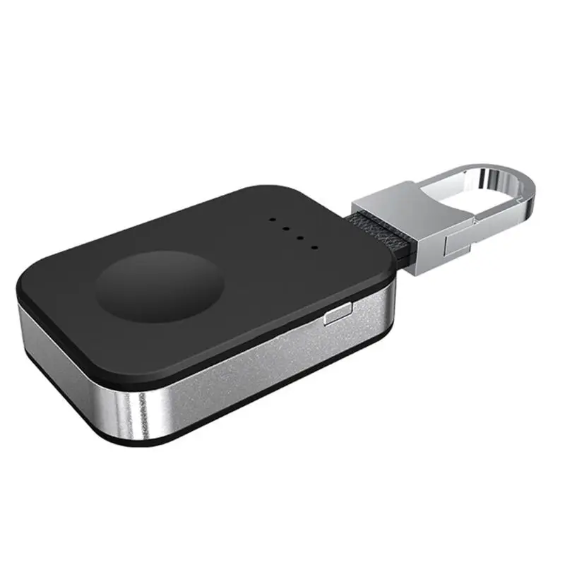 

Mini Watch QI Wireless Charger Keychain for Apple Watch 1/2/3 Series Power Bank A5YA