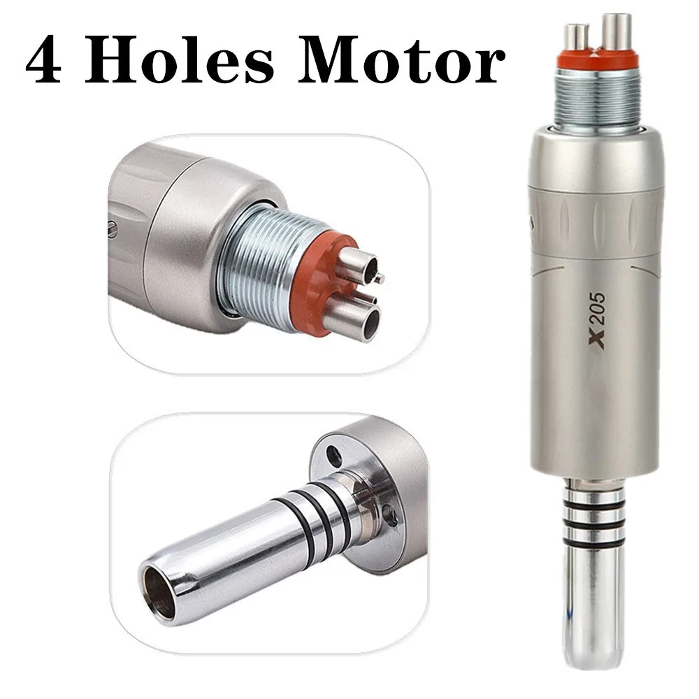Dental Endodontie Motor Niedrige Geschwindigkeit Handstück Faser Optische 4-Loch Motor Contra Winkel Gerade Luft Motor