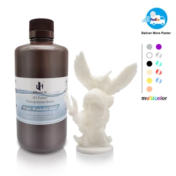 

Jamghe Water Washable Diy Resin 3D Printer Blue For ANYCUBIC Photon Creality 3D Printer Resin Clear Filament Photopolymer Resin